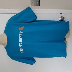 Carhartt Blue Shirt Size L Original Fit